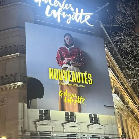 Apartment Bed Setting In Galeries Lafayette Street Paris